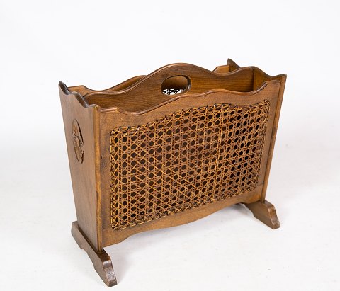 Avisholder, poleret træ, fransk rørflet, 1940
Flot stand
