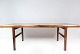 Coffee table in rosewood with blue tiles of Danish design manufactured by Arrebo 
Furniture in the 1960s.
5000m2 showroom.