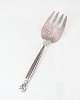 Fiskeanrettergaffel - Konge - Design af Johan Rhode - Georg Jensen - Sterling 
Sølv
Flot stand
